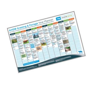 Grazing and forage year planner for beef and lamb