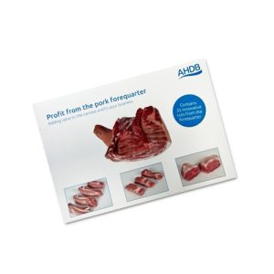 Profit from the pork forequarter